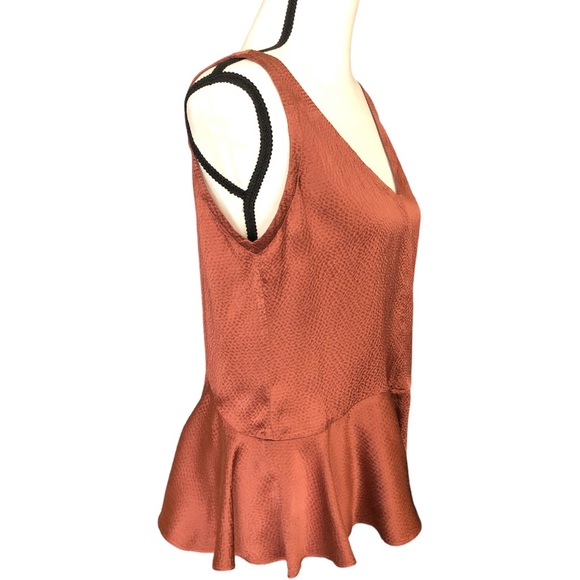 Rebecca Taylor silk peplum tank top - Picture 4 of 8